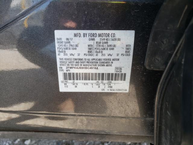 Photo 9 VIN: 2FMPK4J89HBC49164 - FORD EDGE SEL 