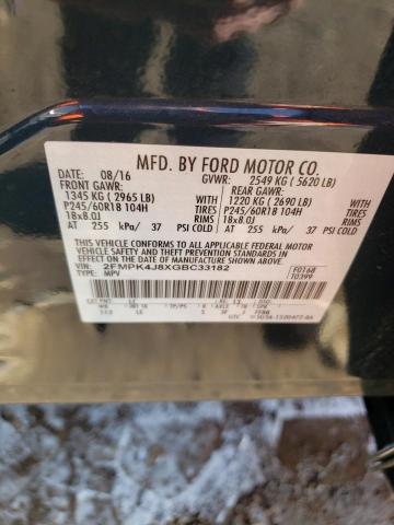 Photo 13 VIN: 2FMPK4J8XGBC33182 - FORD EDGE SEL 