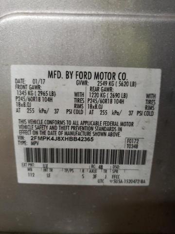 Photo 12 VIN: 2FMPK4J8XHBB42365 - FORD EDGE 