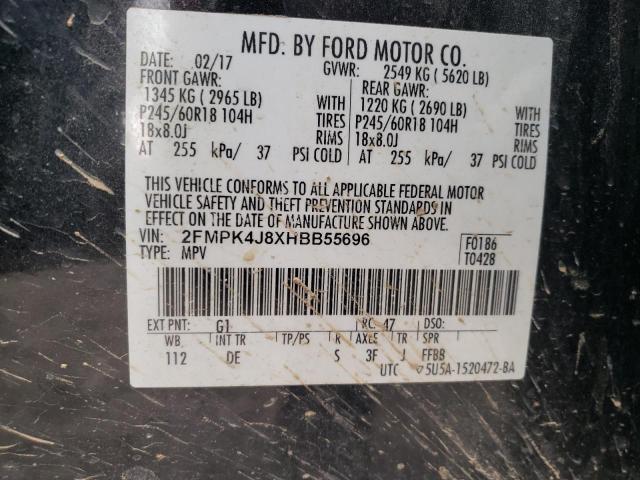 Photo 11 VIN: 2FMPK4J8XHBB55696 - FORD EDGE SEL 