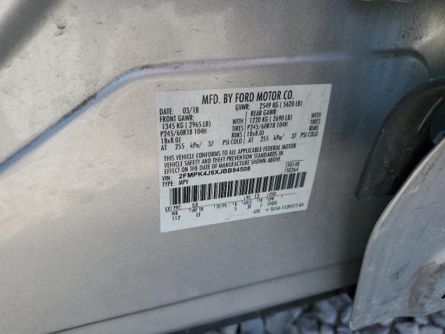 Photo 11 VIN: 2FMPK4J8XJBB84508 - FORD EDGE SEL 