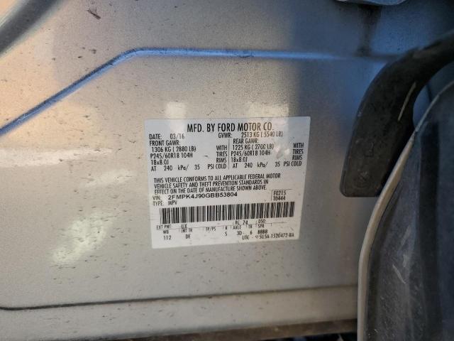 Photo 12 VIN: 2FMPK4J90GBB53804 - FORD EDGE 