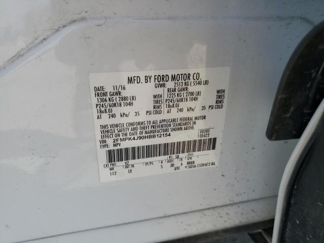 Photo 11 VIN: 2FMPK4J90HBB12154 - FORD EDGE 