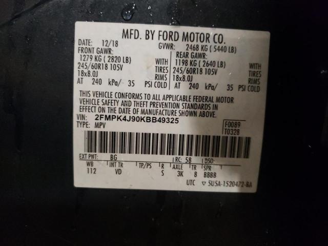 Photo 11 VIN: 2FMPK4J90KBB49325 - FORD EDGE 