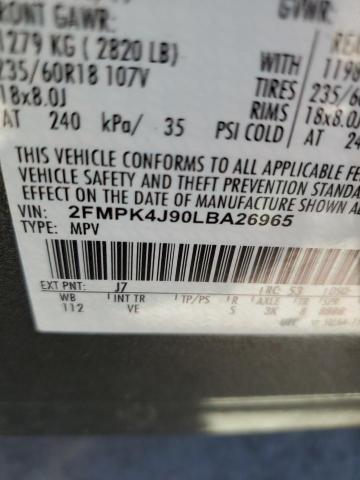 Photo 12 VIN: 2FMPK4J90LBA26965 - FORD EDGE 