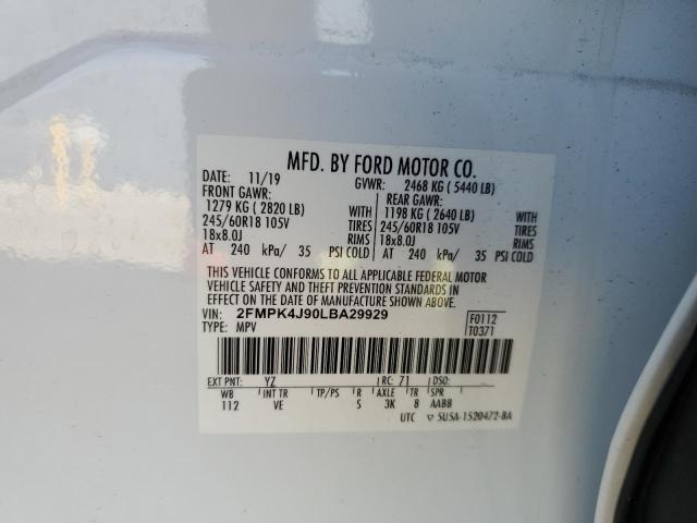 Photo 12 VIN: 2FMPK4J90LBA29929 - FORD EDGE 