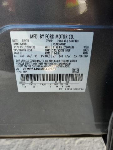 Photo 13 VIN: 2FMPK4J90MBA22061 - FORD EDGE SEL 