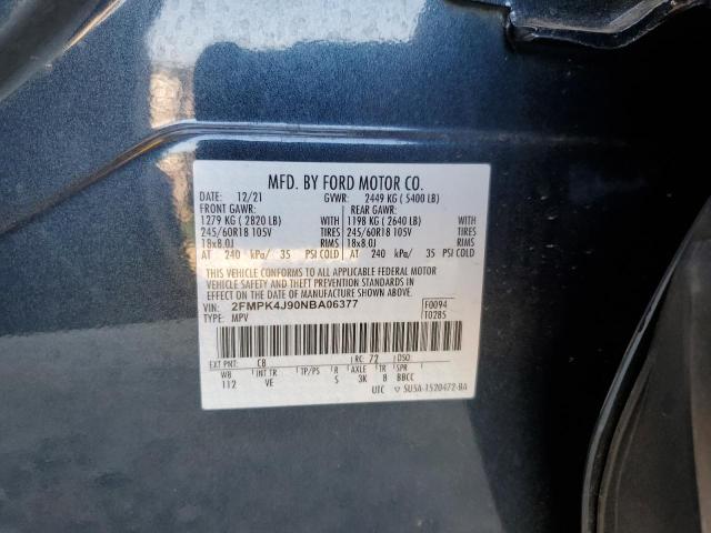 Photo 12 VIN: 2FMPK4J90NBA06377 - FORD EDGE SEL 