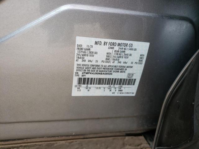 Photo 12 VIN: 2FMPK4J90NBA09506 - FORD EDGE SEL 