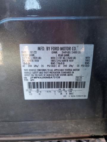 Photo 12 VIN: 2FMPK4J90NBA73139 - FORD EDGE 