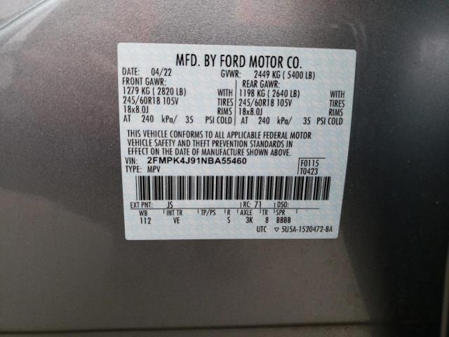 Photo 13 VIN: 2FMPK4J91NBA55460 - FORD EDGE SEL 