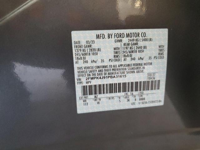 Photo 12 VIN: 2FMPK4J91PBA31615 - FORD EDGE SEL 