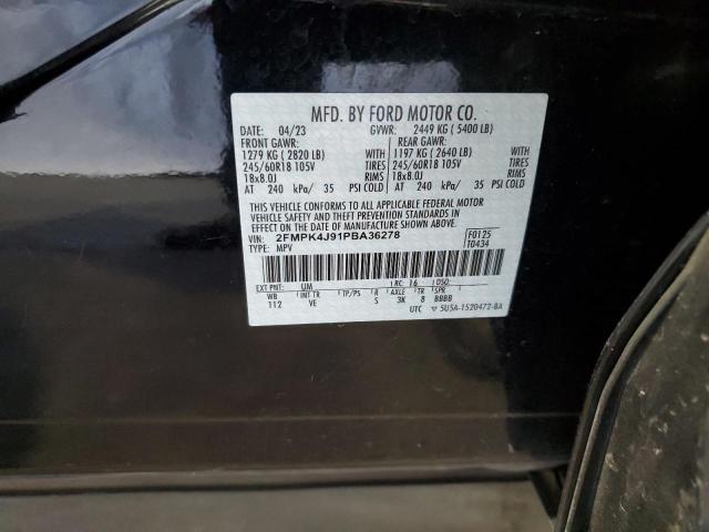 Photo 12 VIN: 2FMPK4J91PBA36278 - FORD EDGE SEL 