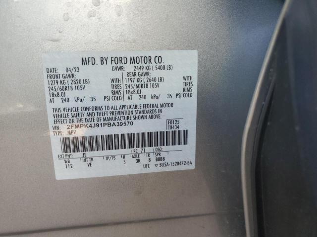 Photo 11 VIN: 2FMPK4J91PBA39570 - FORD EDGE SEL 