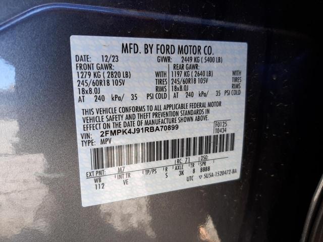 Photo 12 VIN: 2FMPK4J91RBA70899 - FORD EDGE 