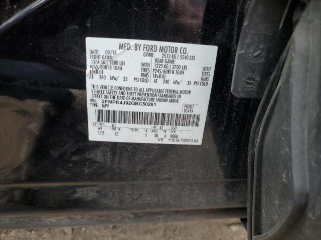 Photo 11 VIN: 2FMPK4J92GBC50261 - FORD EDGE SEL 