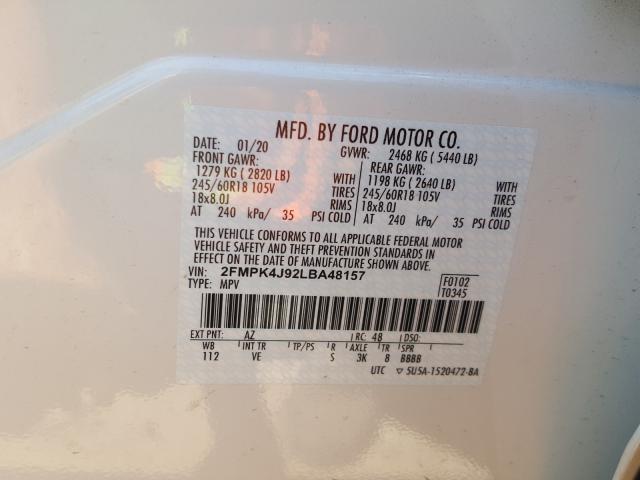 Photo 9 VIN: 2FMPK4J92LBA48157 - FORD EDGE 