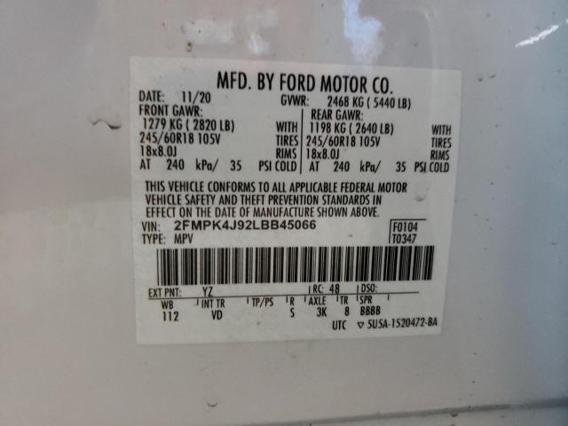 Photo 13 VIN: 2FMPK4J92LBB45066 - FORD EDGE SEL 