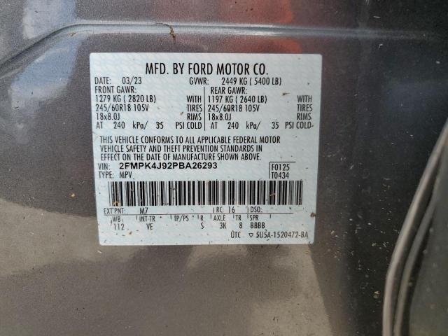 Photo 13 VIN: 2FMPK4J92PBA26293 - FORD EDGE SEL 