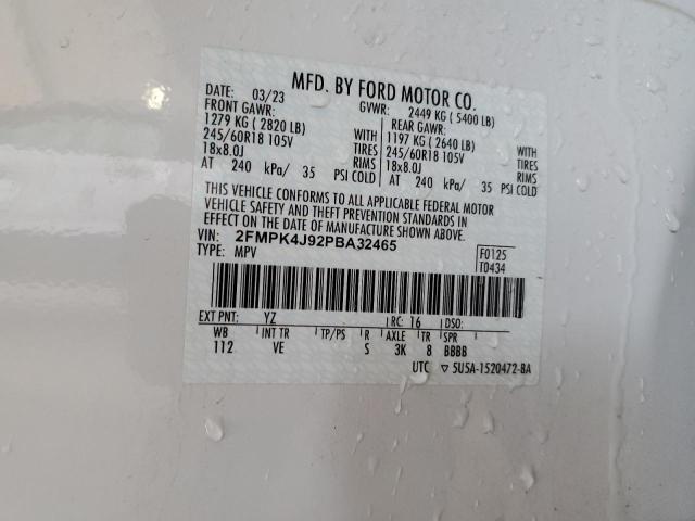 Photo 13 VIN: 2FMPK4J92PBA32465 - FORD EDGE SEL 