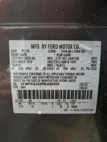 Photo 12 VIN: 2FMPK4J92RBA82009 - FORD EDGE SEL 