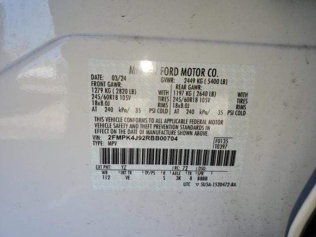 Photo 12 VIN: 2FMPK4J92RBB00704 - FORD EDGE 