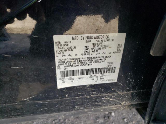 Photo 11 VIN: 2FMPK4J93JBB51147 - FORD EDGE 