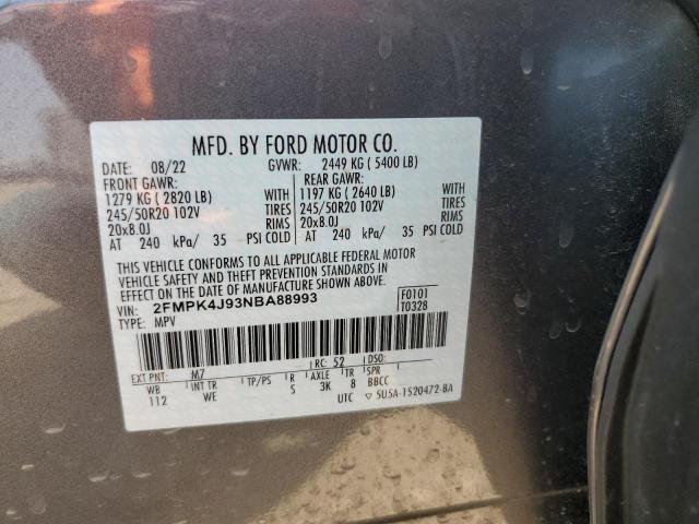 Photo 13 VIN: 2FMPK4J93NBA88993 - FORD EDGE SEL 