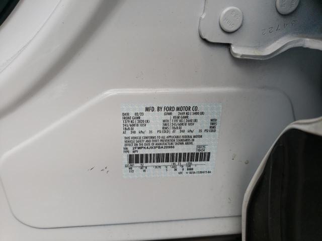 Photo 12 VIN: 2FMPK4J93PBA20986 - FORD EDGE SEL 