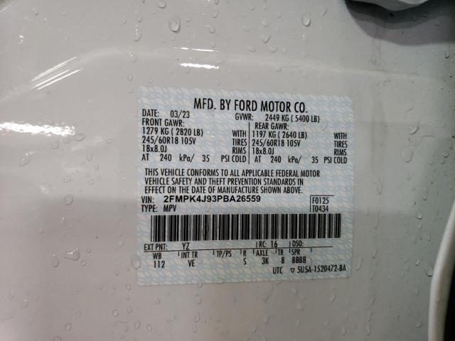 Photo 12 VIN: 2FMPK4J93PBA26559 - FORD EDGE 