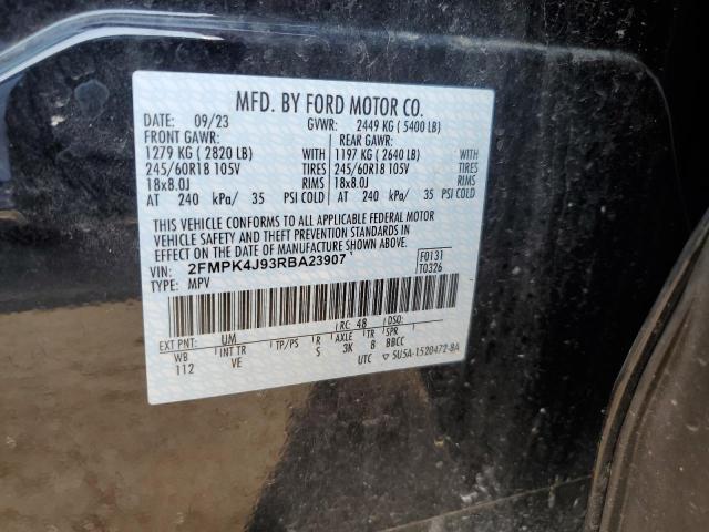 Photo 12 VIN: 2FMPK4J93RBA23907 - FORD EDGE SEL 