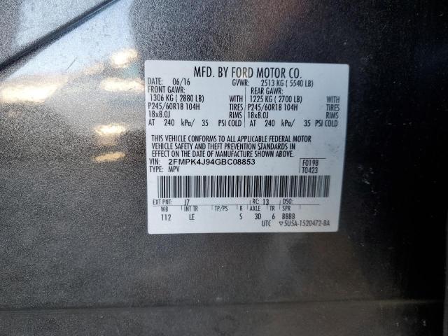 Photo 13 VIN: 2FMPK4J94GBC08853 - FORD EDGE 