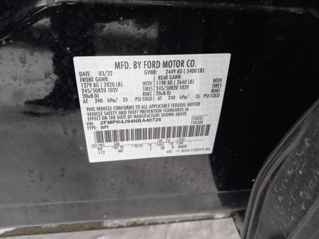 Photo 11 VIN: 2FMPK4J94NBA40726 - FORD EDGE SEL 