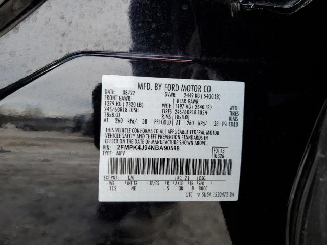 Photo 13 VIN: 2FMPK4J94NBA90588 - FORD EDGE 