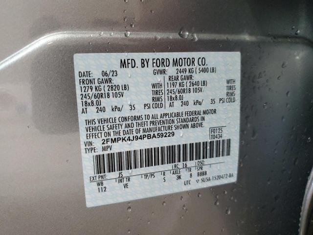 Photo 13 VIN: 2FMPK4J94PBA59229 - FORD EDGE SEL 