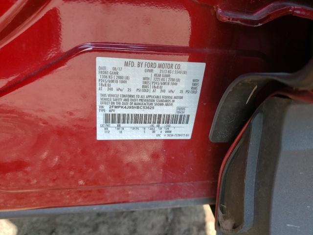 Photo 9 VIN: 2FMPK4J95HBC53625 - FORD EDGE 