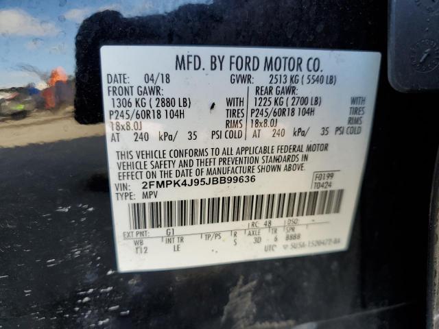 Photo 12 VIN: 2FMPK4J95JBB99636 - FORD EDGE SEL 