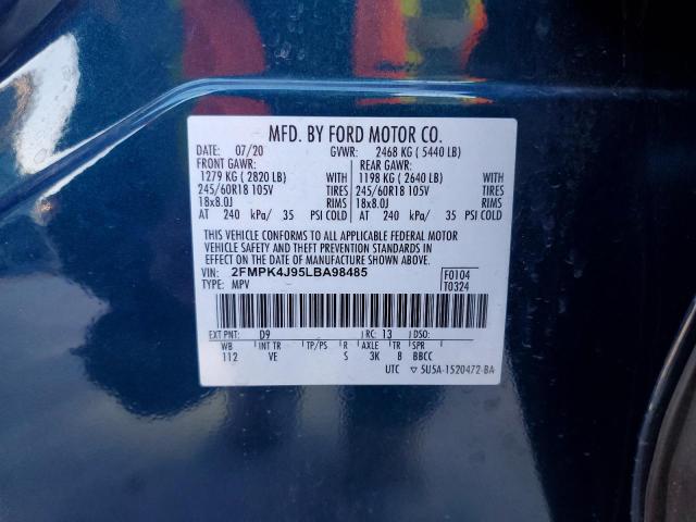 Photo 12 VIN: 2FMPK4J95LBA98485 - FORD EDGE 