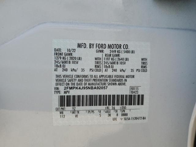 Photo 13 VIN: 2FMPK4J95NBA92057 - FORD EDGE 