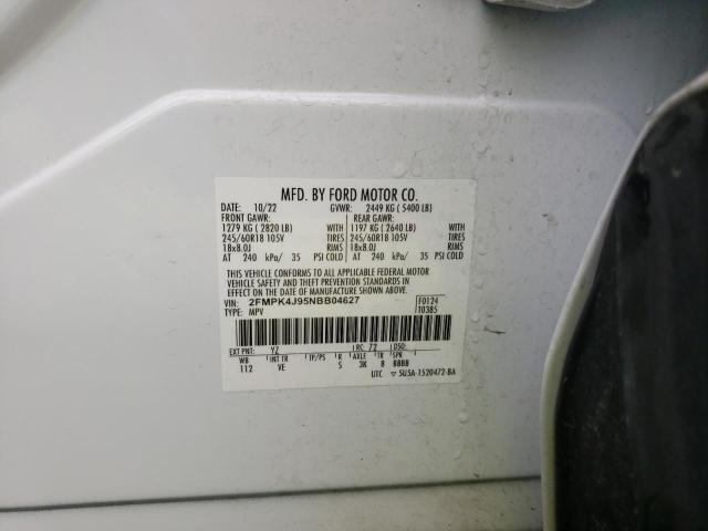 Photo 11 VIN: 2FMPK4J95NBB04627 - FORD EDGE 