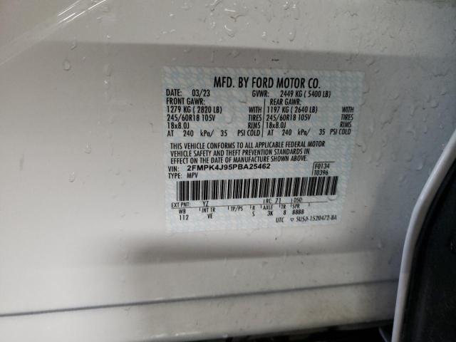 Photo 12 VIN: 2FMPK4J95PBA25462 - FORD EDGE SEL 