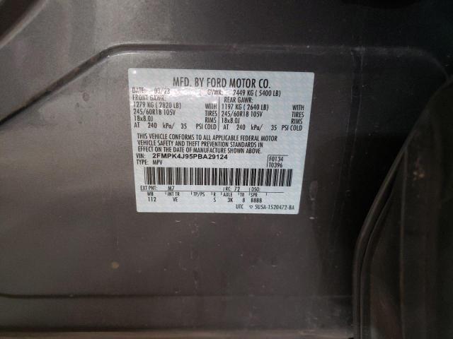 Photo 12 VIN: 2FMPK4J95PBA29124 - FORD EDGE SEL 