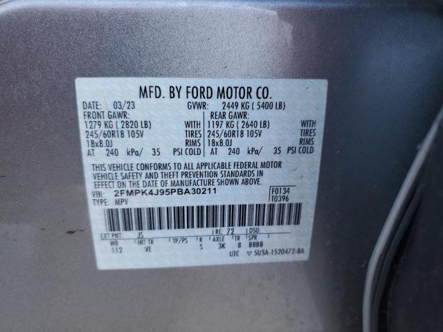 Photo 12 VIN: 2FMPK4J95PBA30211 - FORD EDGE SEL 