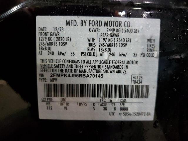 Photo 12 VIN: 2FMPK4J95RBA70145 - FORD EDGE SEL 