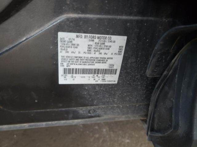 Photo 9 VIN: 2FMPK4J96GBC20695 - FORD EDGE SEL 