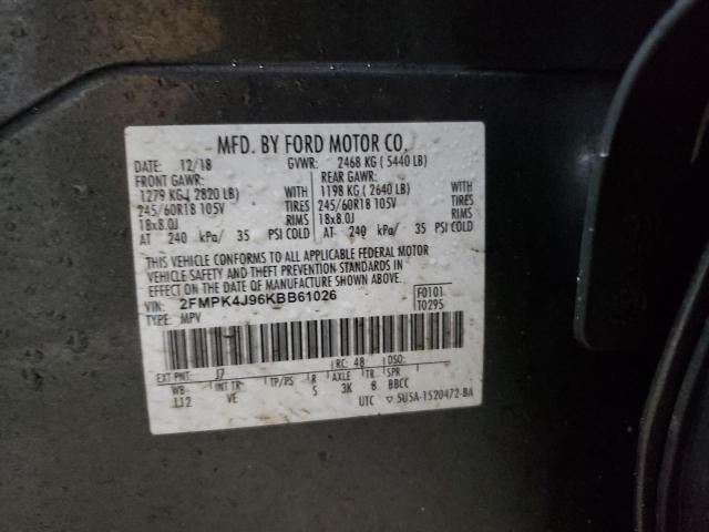 Photo 12 VIN: 2FMPK4J96KBB61026 - FORD EDGE 