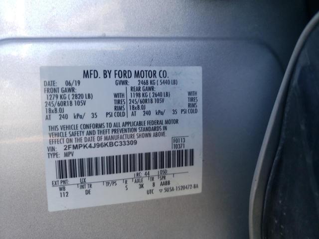 Photo 13 VIN: 2FMPK4J96KBC33309 - FORD EDGE SEL 