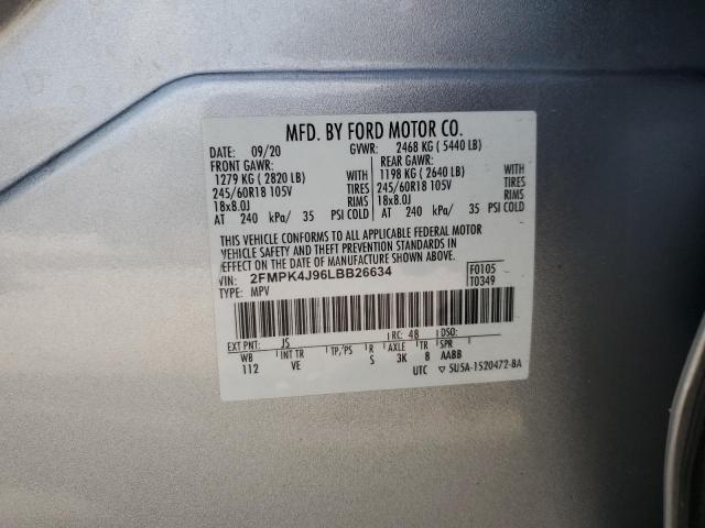 Photo 12 VIN: 2FMPK4J96LBB26634 - FORD EDGE 