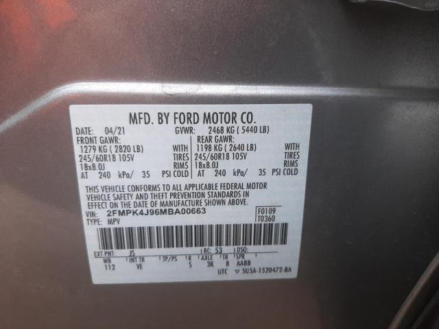 Photo 12 VIN: 2FMPK4J96MBA00663 - FORD EDGE 