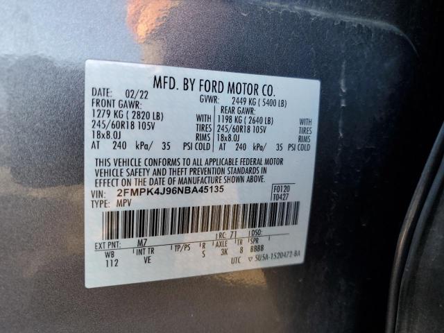 Photo 12 VIN: 2FMPK4J96NBA45135 - FORD EDGE 